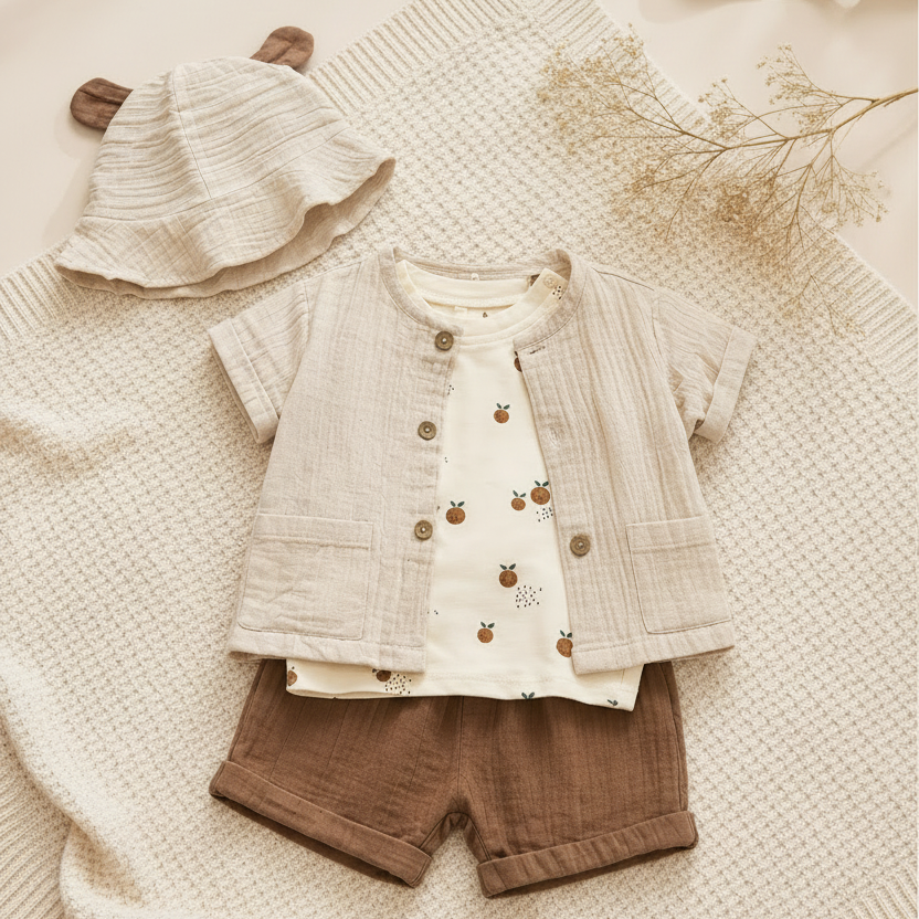 4 pieces toddler clothes set
