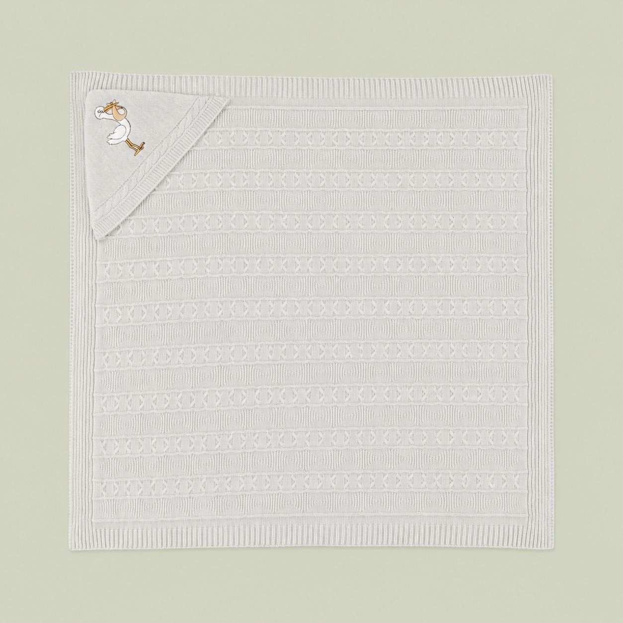 Baby Blanket Grey_Stork