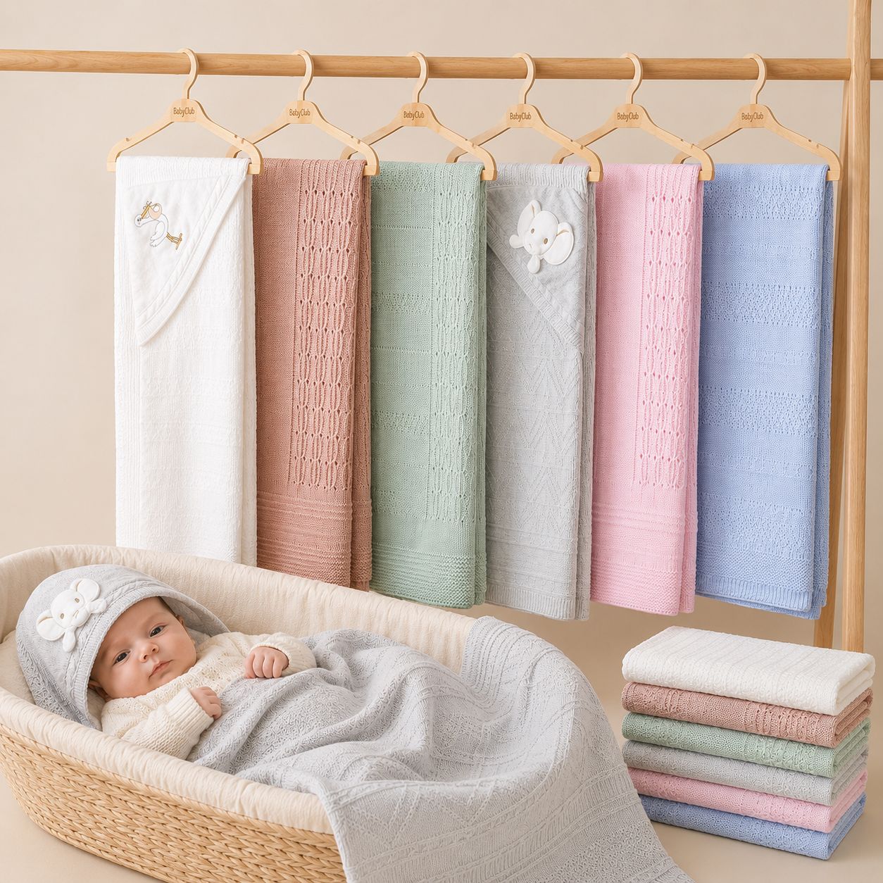 Soft Knit Baby Blanket